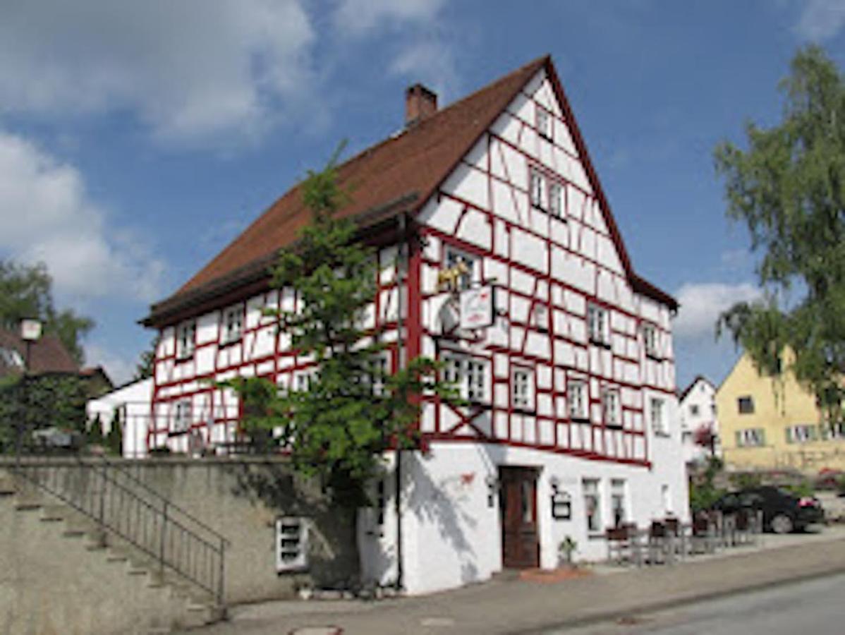 Hotel Schildwirtschaft Zum Rothen Ochsen Laupheim Exterior foto